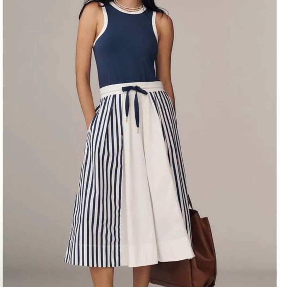 Daily Practice Drawstring Twofer Midi Dress size Large